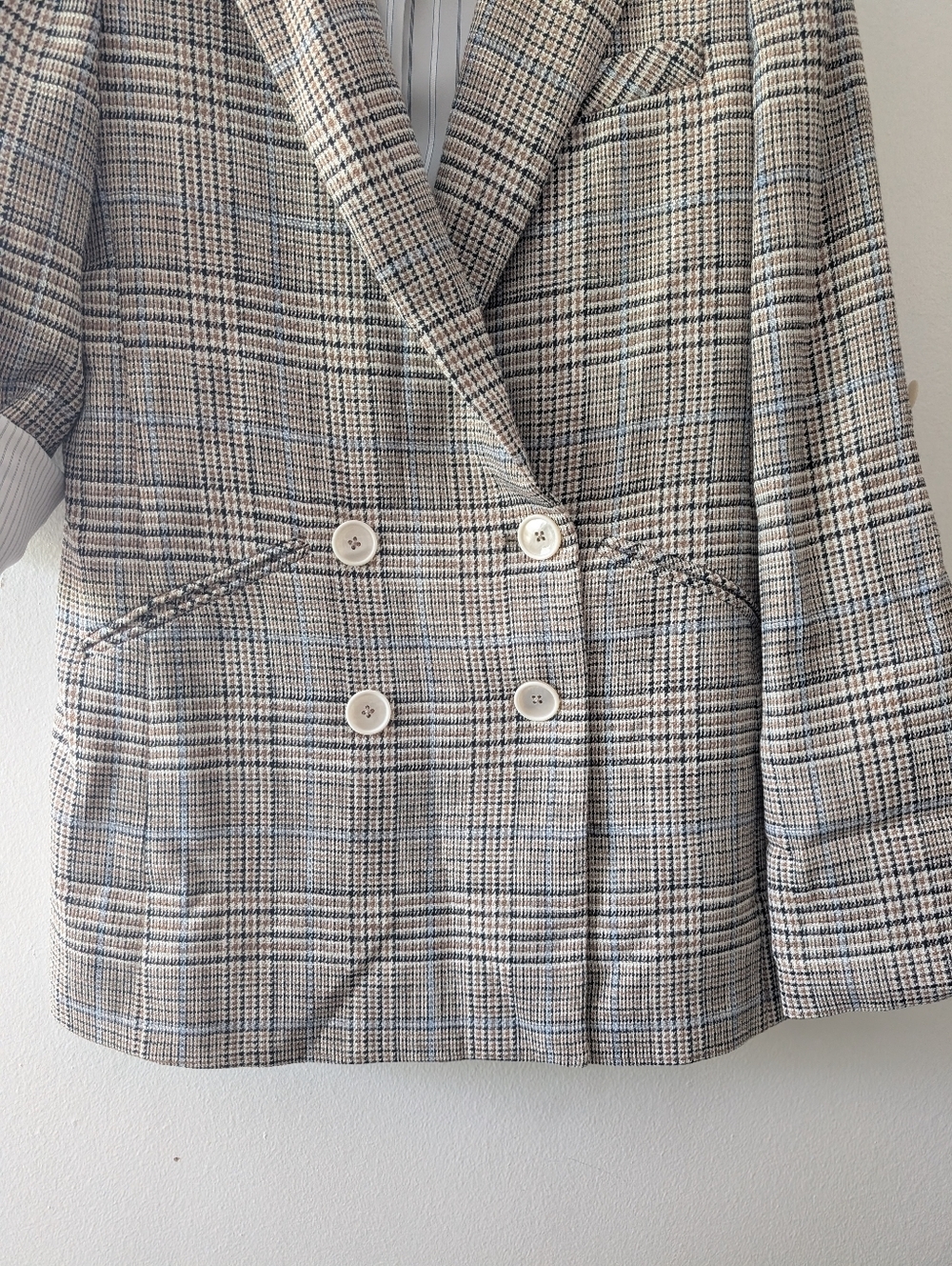 Veronica Beard Parineti Houndstooth Dickey Jacket Blazer Celebrity Size 0 - Picture 5 of 12